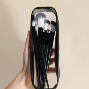 1 pc sac maquillage maille PVC