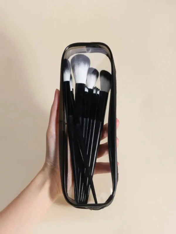 1 pc sac maquillage maille PVC