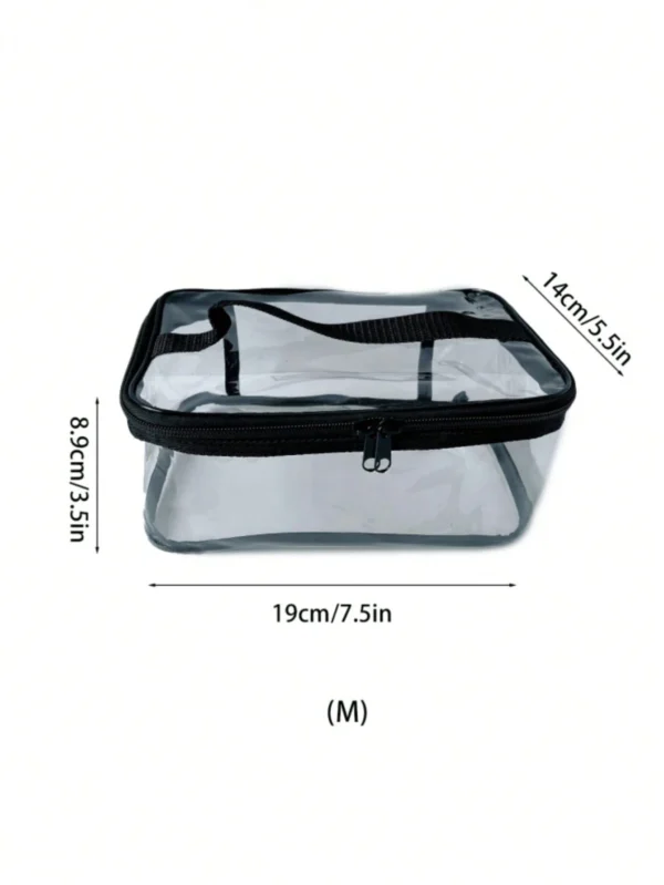 1 pcs sac maquillage transparent – Image 3