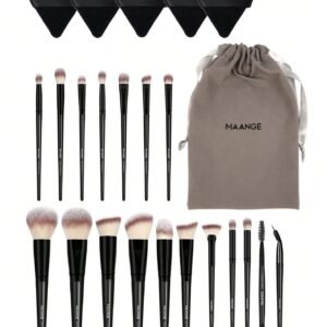 18 pcs pinceaux pro MAANGE + tampons