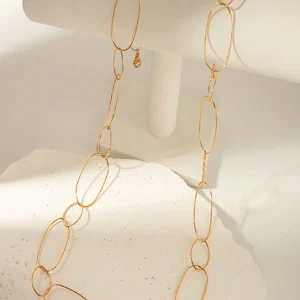 Collier Long Geométrique
