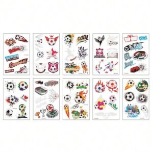 10 feuilles tattoos foot visage