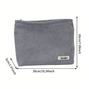 1 pc Sac maquillage velours simple