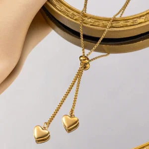 Collier Double Cœur
