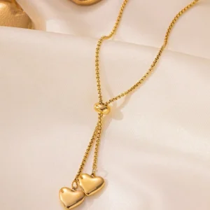 Collier Double Cœur