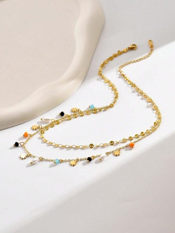 Collier étoilé colé double – Image 13