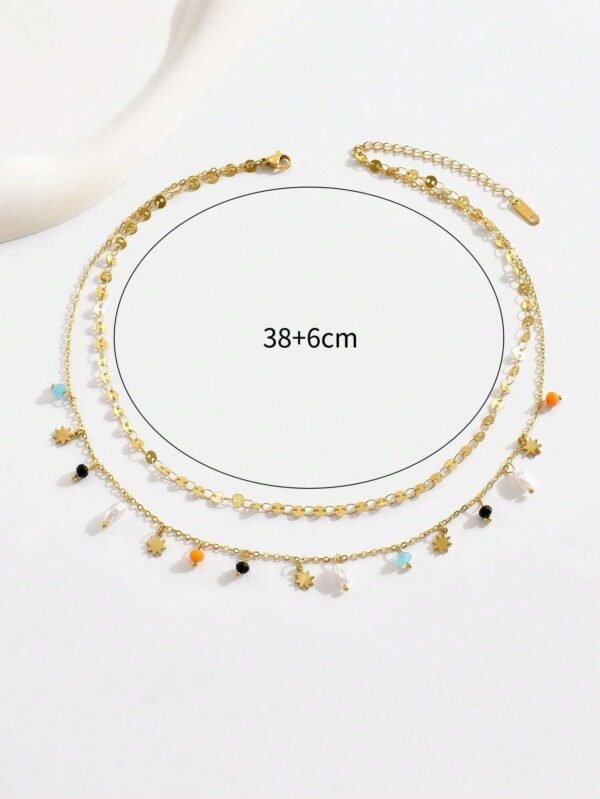 Collier étoilé colé double – Image 15