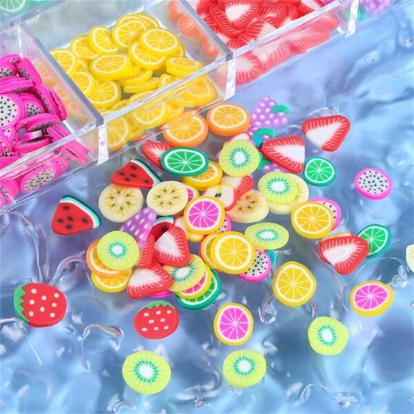 12 compartiments Argile déco ongles – Image 4