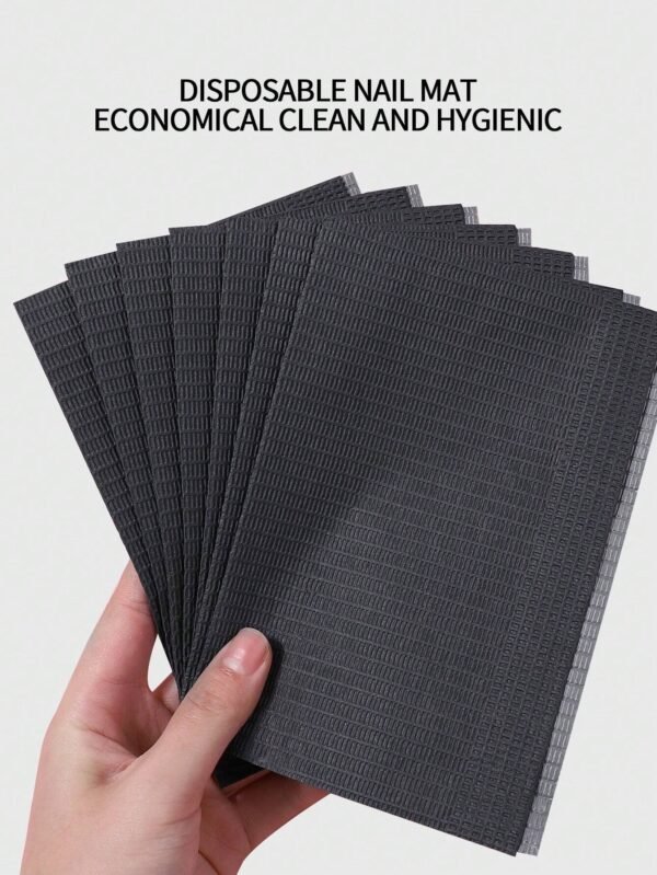 20 pcs tapis manucure noir – Image 3