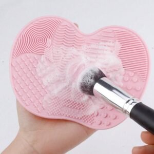 1 pcs brosse nettoyage pinceaux rose
