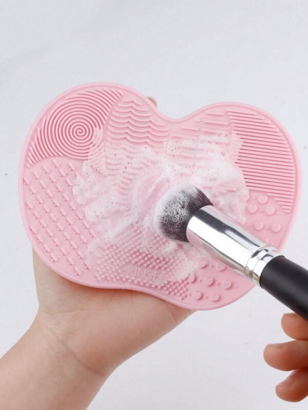 1 pcs brosse nettoyage pinceaux rose