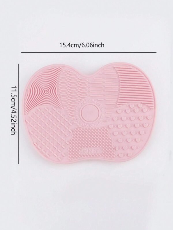 1 pcs brosse nettoyage pinceaux rose – Image 3