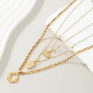Collier Croix Cercle Femme