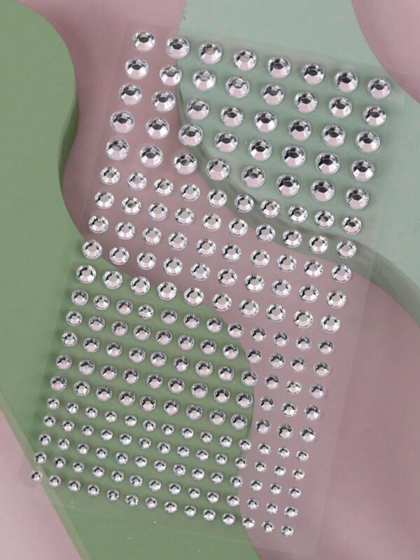 2 pcs strass étoiles visage – Image 5