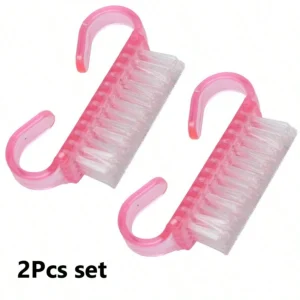 2 pcs pinceaux nettoyage ongles