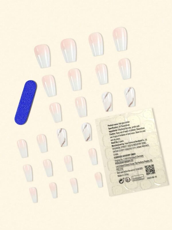 24 pcs ongles longs cercueil – Image 2