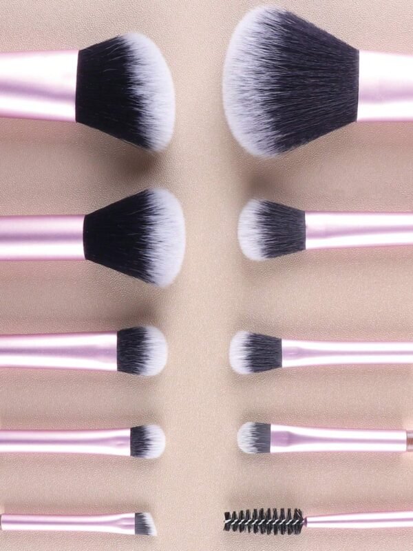 10 pcs pinceaux maquillage rose – Image 6