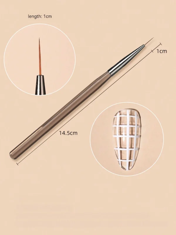 9 pcs pinceaux nail art jap – Image 4