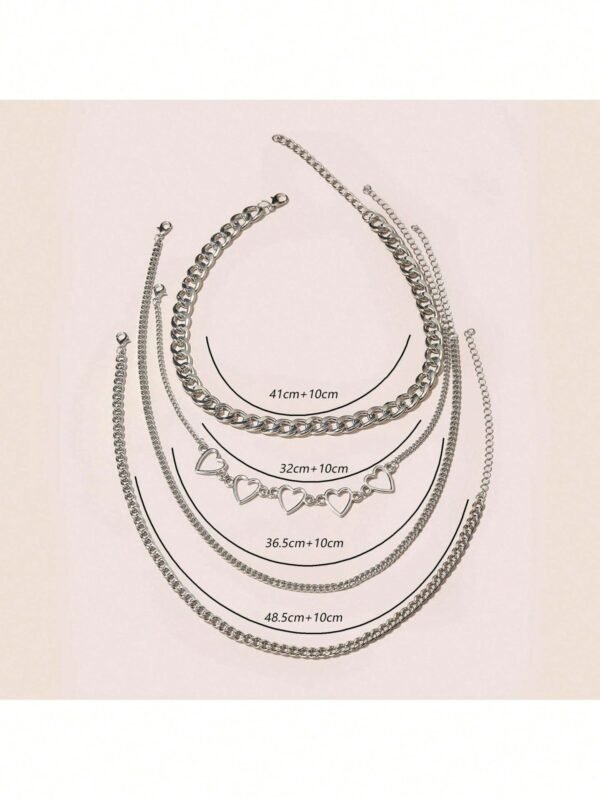 Collier Cœur Set Femme – Image 7