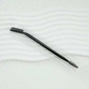 1 pcs brosse sourcils spirale + peigne