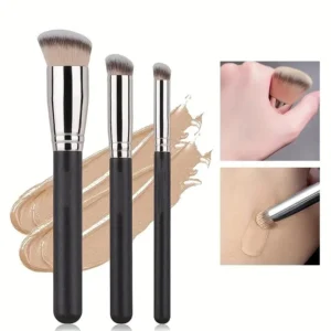 3 pcs pinceaux kabuki professionnels