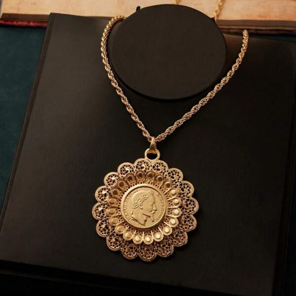 Collier Pendentif Plaqué – Image 3