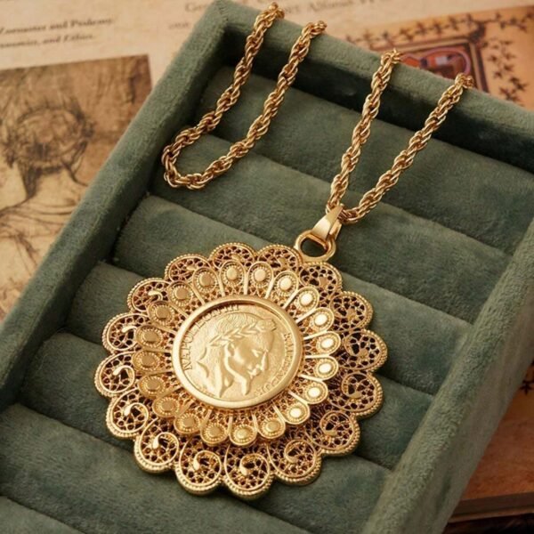 Collier Pendentif Plaqué – Image 9