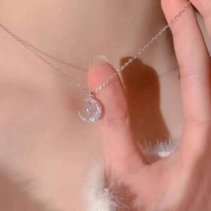 Collier Lune Étoile Femme