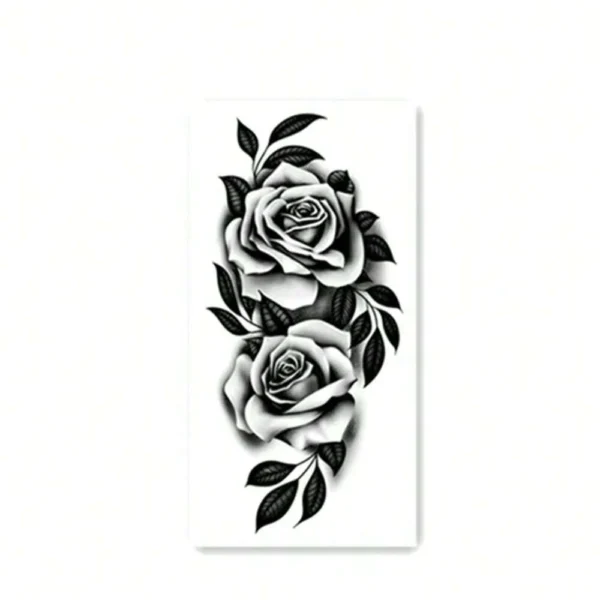 1 pc tatouage fleur bras – Image 4