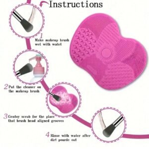 1 pcs tampon silicone nettoyage pinceaux