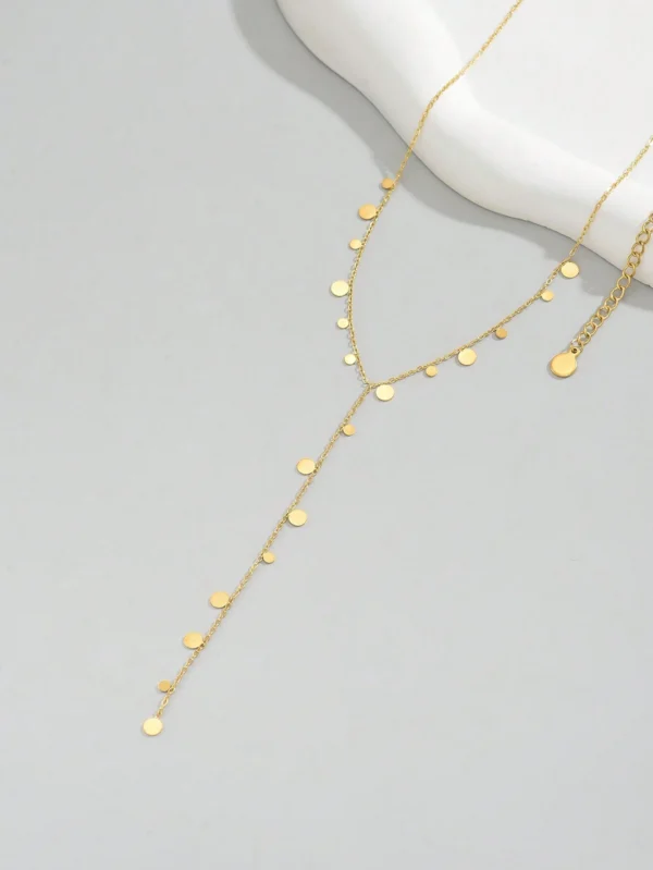 Collier Y Pendentif Rond – Image 3