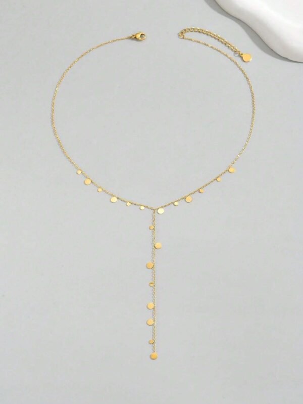 Collier Y Pendentif Rond – Image 6