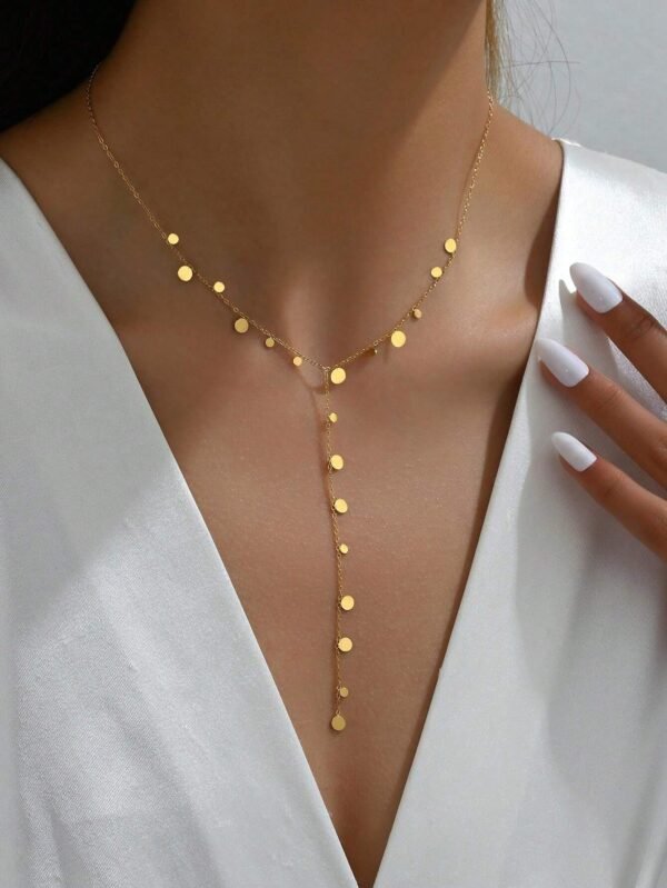 Collier Y Pendentif Rond – Image 7