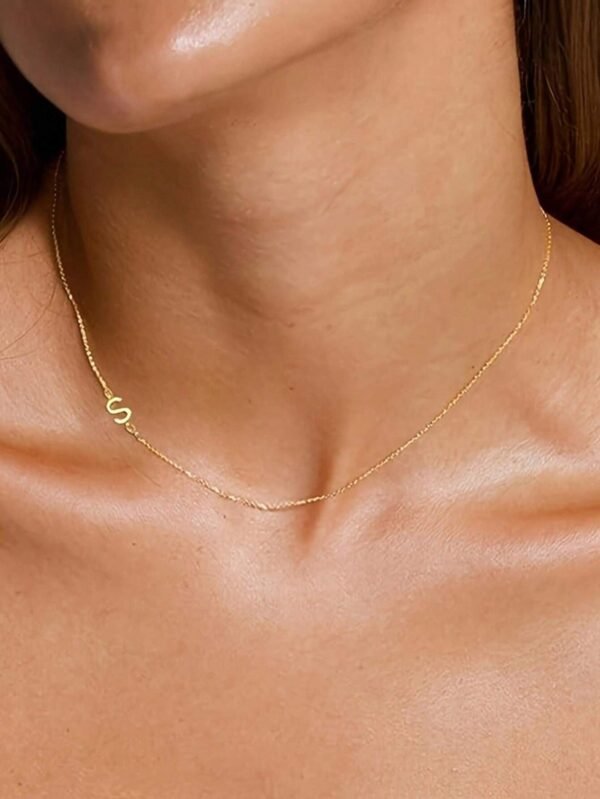 Collier Alphabet Minimaliste Y2K – Image 48