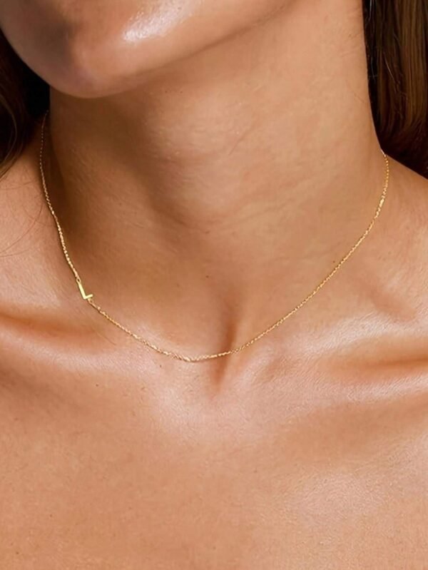 Collier Alphabet Minimaliste Y2K – Image 49