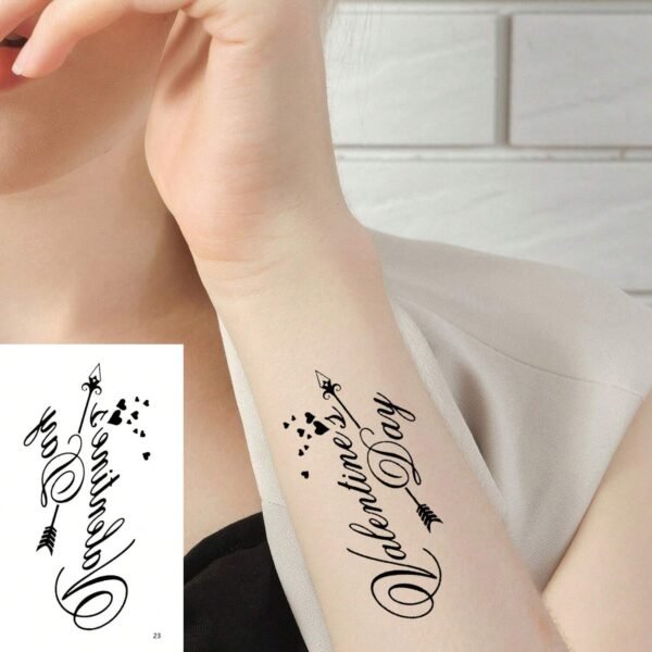 30 feuilles tatouages noirs – Image 6