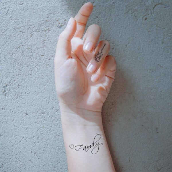 30 feuilles tatouages noirs – Image 7