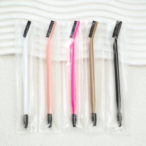 1 pcs brosse sourcils spirale + peigne – Image 6