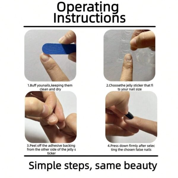 24 pcs stickers ongles orteils – Image 6