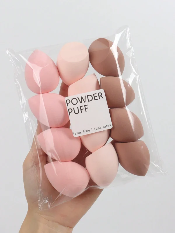 12 pcs Éponges beauté moyenne