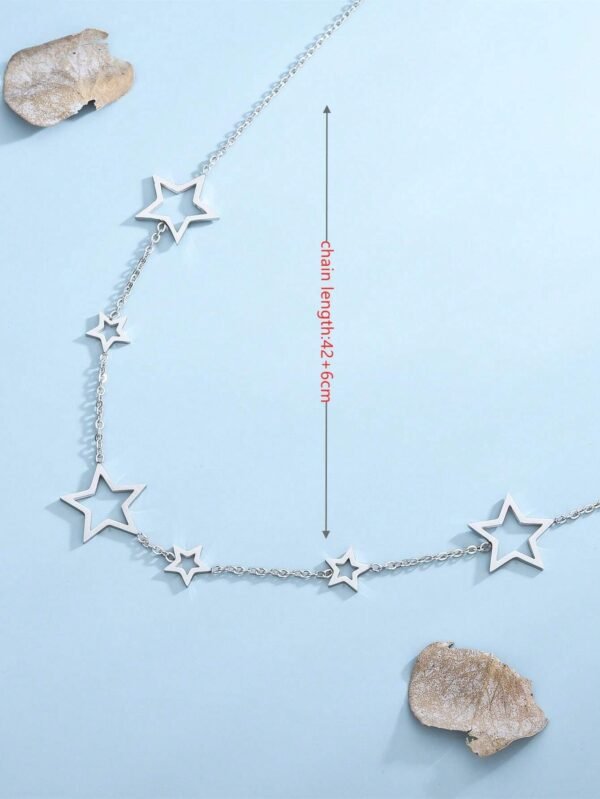 Collier Détail Étoile Fin – Image 3