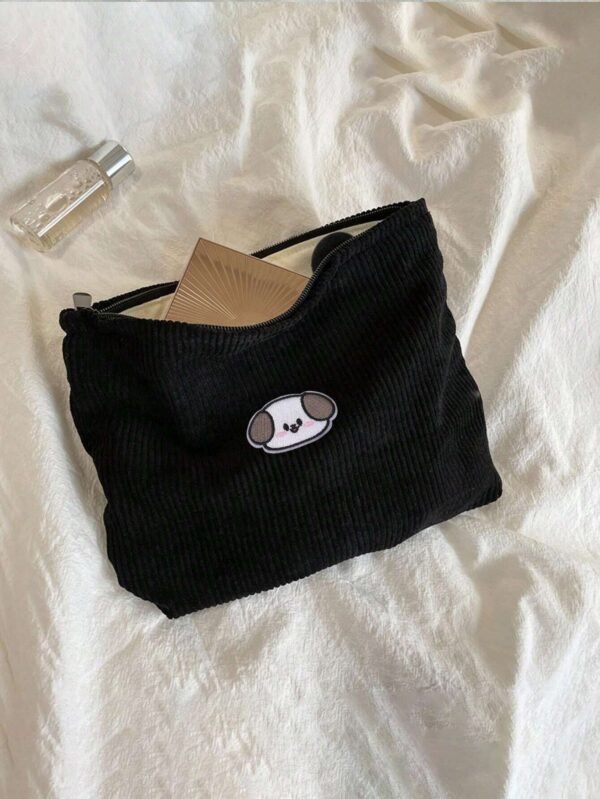 1 pc Sac maquillage velours simple – Image 11