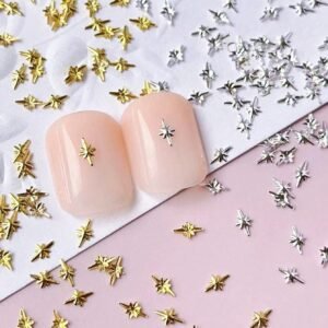 500 pcs Décorations rivets étoiles