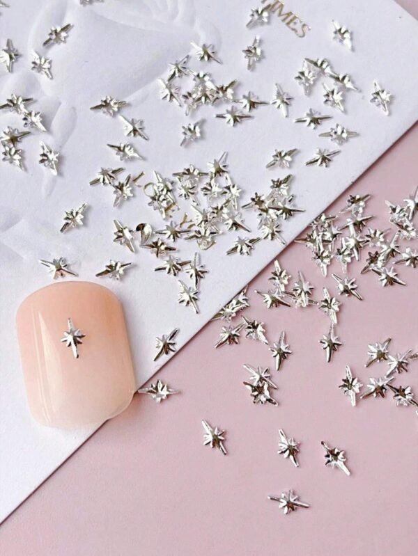 500 pcs Décorations rivets étoiles – Image 5