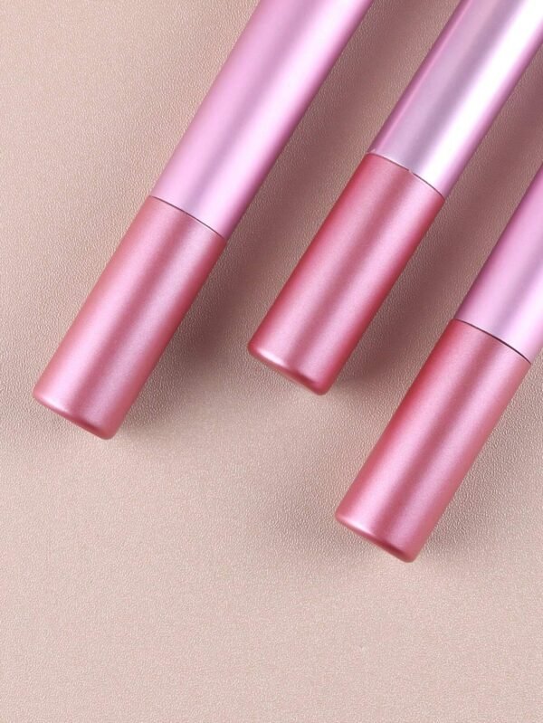 7 pcs pinceaux maquillage rose – Image 5