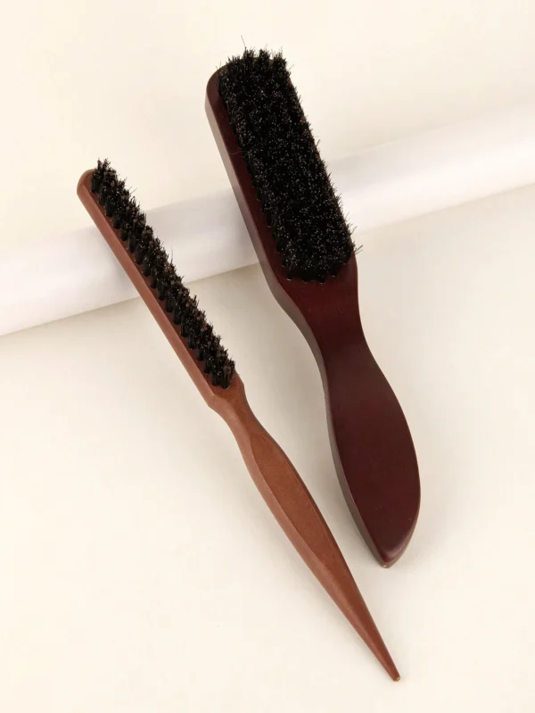 2 pièces Peigne + huile barbe