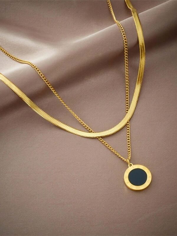 Collier lame minimaliste duo – Image 14