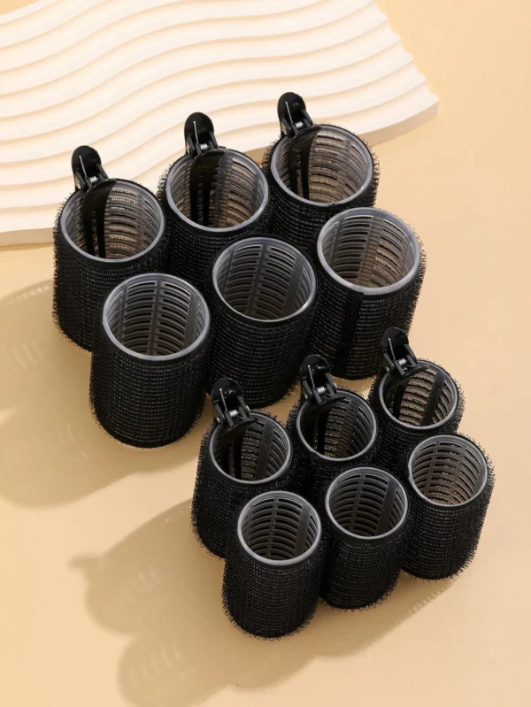 18 pièces Rouleaux cheveux + pinces