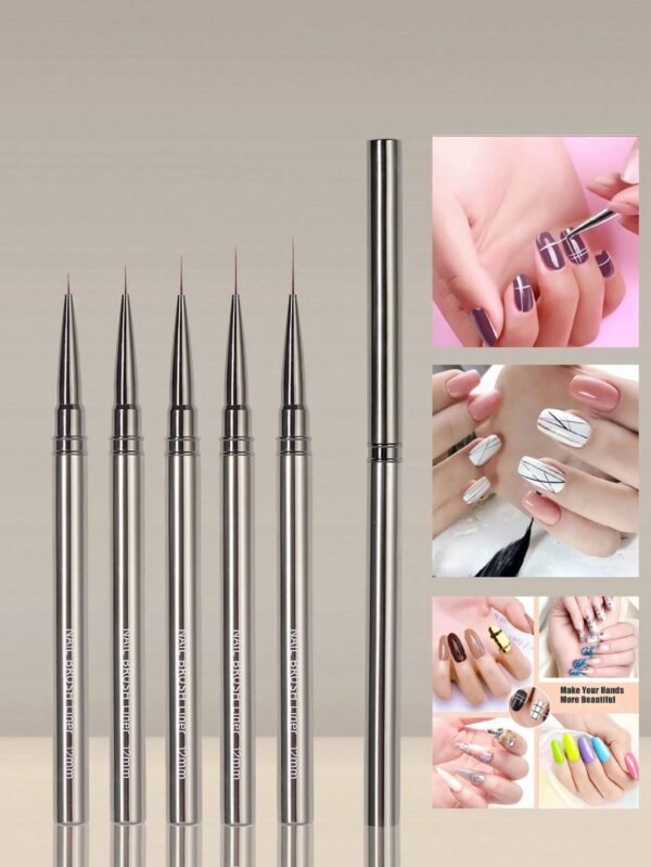 5 pcs pinceaux liner dessin – Image 2