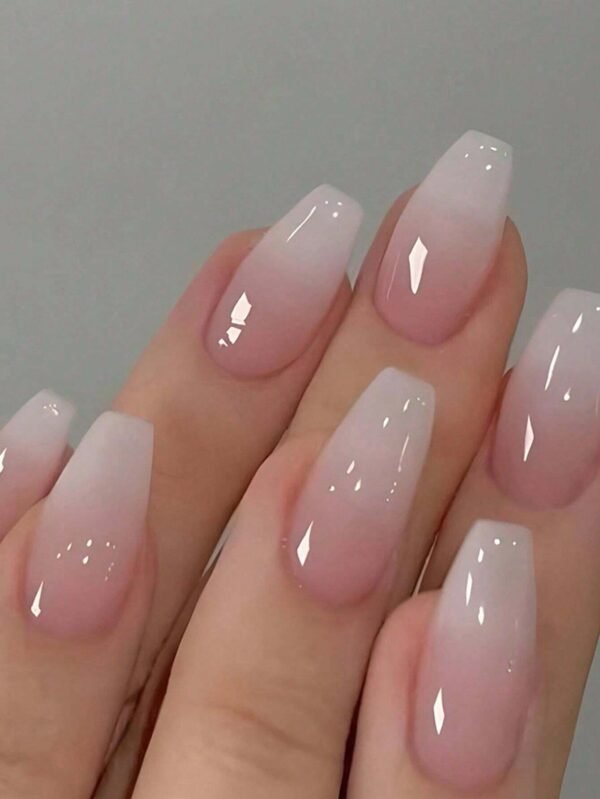 24 pcs ongles amande fleurs